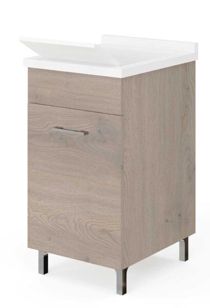 Mobile lavatoio cm.45x50x83H noce americano