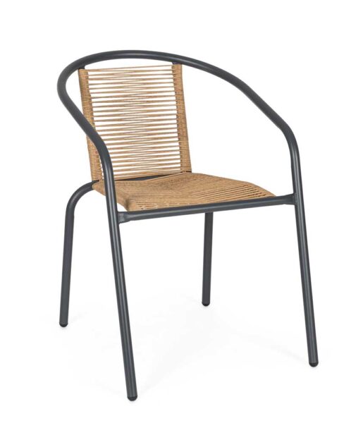 Sedia Estela 54x63x75h Naturale