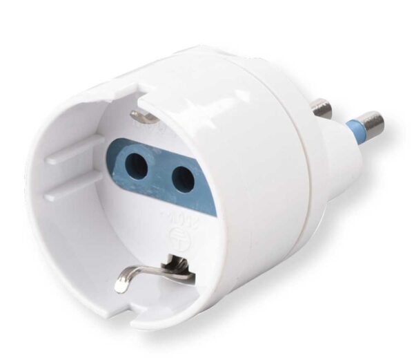 Adattatore Schuko Spina 10A 2P+T - Presa 10A
