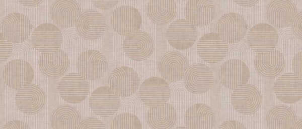 Plastica autoadesiva Bonita cm.45 Circles Beige 1G1/13