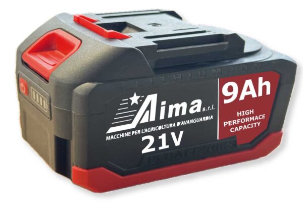 Batteria 21V 9.0Ah per Scuotitore Olive Aima