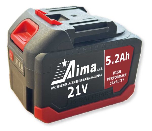 Batteria 21V 5.2Ah per Scuotitore Olive Aima