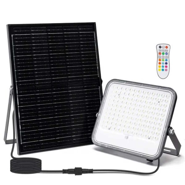 Proiettore Led Solare RGB 200W IP66 16000mAh