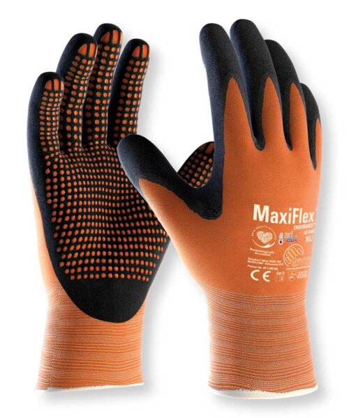 Guanti MaxiFlex Endurance Arancio/Nero