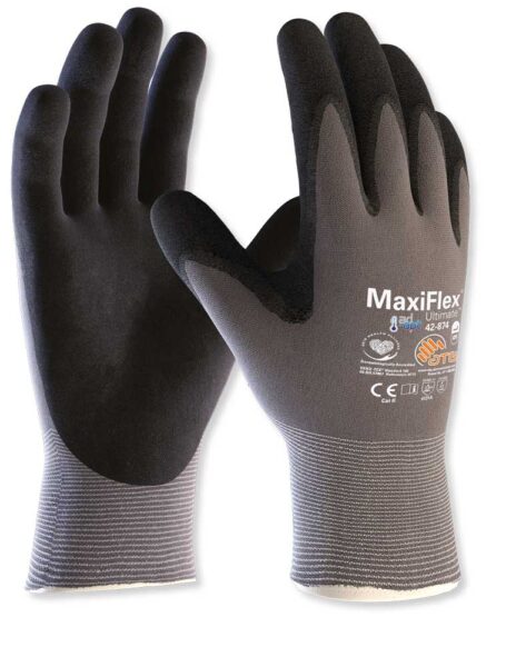 Guanti MaxiFlex Ultimate Grigio/Nero