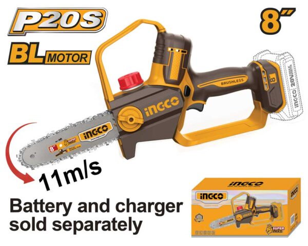 Minisega a Batteria 20V Lama 20CM BL Motor Nuda
