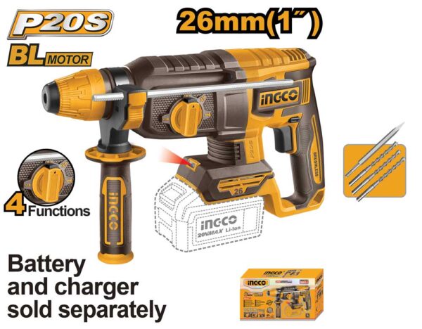 Tassellatore/Demolitore a Batteria 20V Nudo