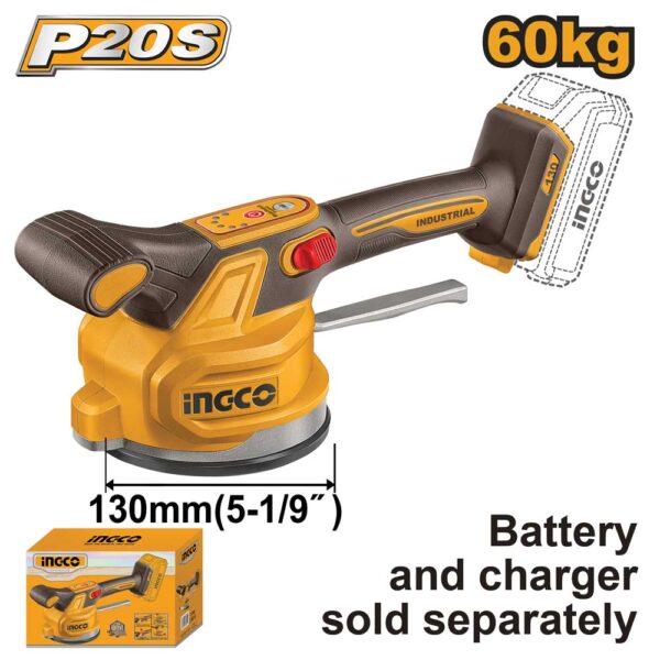 Ventosa Vibrante a Batteria 20V Nuda