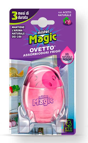Ovetto Frigo Assorbiodori Aceto Mister Magic
