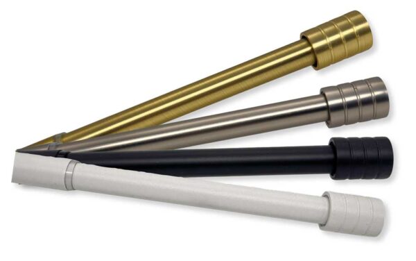 Bastoni per Tende in Acciaio 120/210CM BASIC CILINDRO