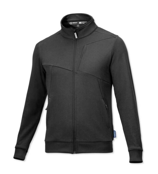 Felpa Sparco Plata con Zip Grigio