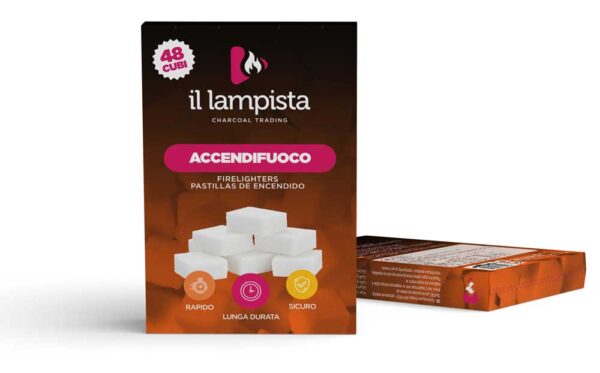 Tavolette accendifuoco 48pz Il Lampista