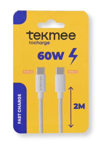 Cavo Type-C/Type-C 2MT 60W Tekmee