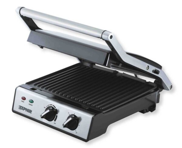 Bistecchiera elettrica 2000W 349x346x133 apertura 180&deg;