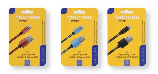 Cavo Lightning/Usb 1MT 2A Tekmee
