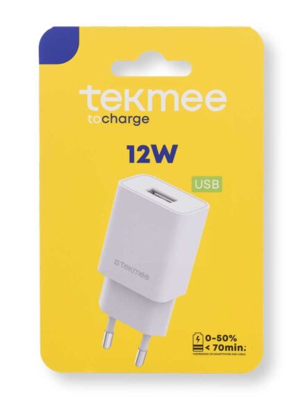 Caricatore 1USB 12W Tekmee