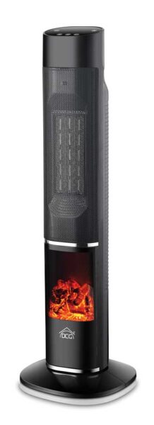 Stufa ceramica caminetto oscillante 1000/2000W